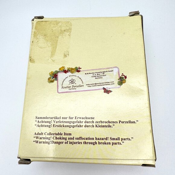 Beatrix Potter Reutter Porcelain Germany Vintage 10 Piece Mini Tea Set NIB - Picture 2 of 14